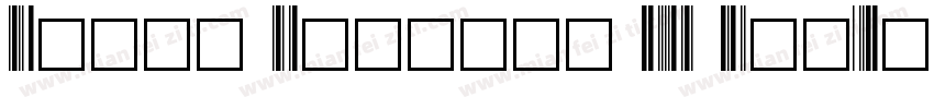 Libre Barcode 39 Ext字体转换